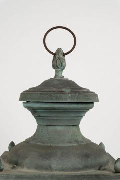 Pair of Antique Italian Glass Paneled Lanterns - 4318094