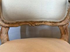 Pair of Antique Louis XV Style Armchairs in Painted Distressed Frames - 1280440