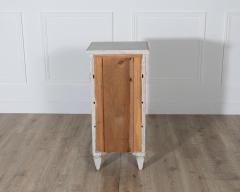 Pair of Antique Painted Nightstands with Carved Diamond Motifs circa 1920 - 4282271