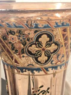 Pair of Antique Palatial French Jeweled Vases or Urns Emile Galle Style - 2980467