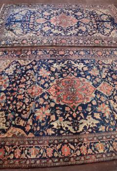 Pair of Antique Persian Feraghan Sarouk Rugs Unusual 43 x 7 - 3969240