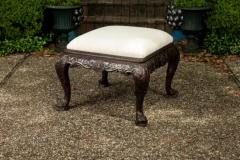 Pair of Antique Regency Style Walnut Benches - 3700248