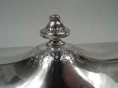 Pair of Antique Silver English Georgian Neoclassical Tureens 1785 - 3760298