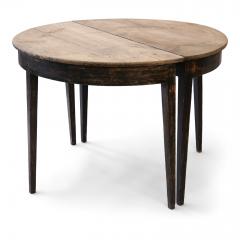 Pair of Antique Swedish Demilune Consoles - 1406117