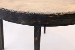 Pair of Antique Swedish Demilune Consoles - 1406127