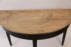 Pair of Antique Swedish Demilune Consoles - 1406129