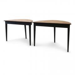 Pair of Antique Swedish Demilune Consoles - 1406130