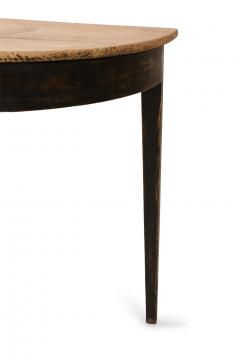 Pair of Antique Swedish Demilune Consoles - 1406131