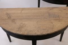 Pair of Antique Swedish Demilune Consoles - 1406141