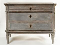 Pair of Antiqued Neoclassic Painted Chests Contemporary - 3491120