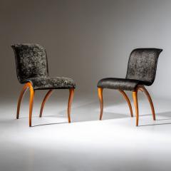 Pair of Anxie Dining Chairs by Maurizio Marconato Terry Zappa for Porada - 4435970