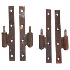 Pair of Arched French Brutalist Iron Panels C 1960 - 4738329