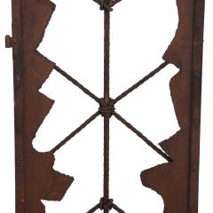 Pair of Arched French Brutalist Iron Panels C 1960 - 4738332