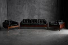 Pair of Architectural Mid Century Club Chairs 1960s - 4593805