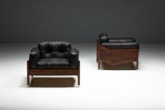 Pair of Architectural Mid Century Club Chairs 1960s - 4593808