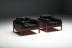 Pair of Architectural Mid Century Club Chairs 1960s - 4593811