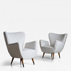 Pair of Armchairs Italy 1950s - 4441535