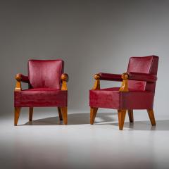 Pair of Armchairs Italy 1950s - 4527946