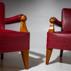 Pair of Armchairs Italy 1950s - 4527960