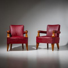 Pair of Armchairs Italy 1950s - 4527991
