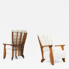Pair of Armchairs Monsieur Madame by Guillerme and Chambron for Votre Maison - 4627203