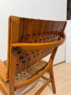 Pair of Armchairs by Gelenka Solid Beech Wood Germany circa 1950 - 4443796