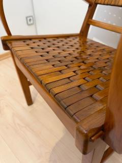 Pair of Armchairs by Gelenka Solid Beech Wood Germany circa 1950 - 4443800