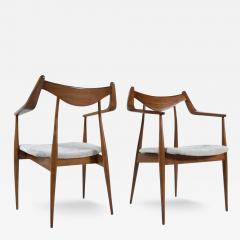 Pair of Armchairs by Heczendorfer L szl Hungary 1960 - 3955833
