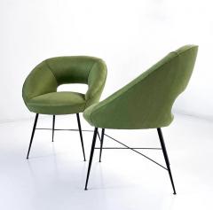 Pair of Armchairs by Silvio Cavatorta Italy 1950s - 4626843