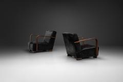 Pair of Armchairs in Ponyskin Europe First half of the 20th Century - 4563411