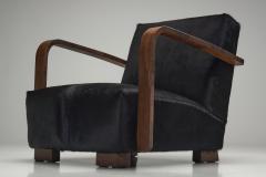 Pair of Armchairs in Ponyskin Europe First half of the 20th Century - 4563415