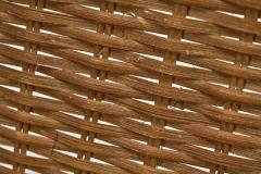 Pair of Armchairs with Loose Seat Striped Cushions Europe 20th Century - 4515855