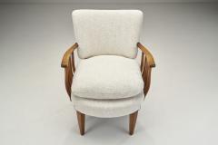 Pair of Armchairs with Wooden Spindle Sides Europe ca 1950s - 2787090