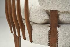 Pair of Armchairs with Wooden Spindle Sides Europe ca 1950s - 2787093