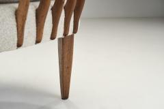 Pair of Armchairs with Wooden Spindle Sides Europe ca 1950s - 2787095