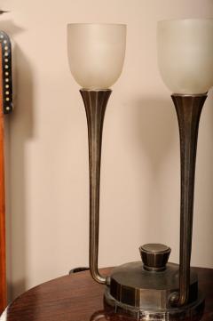Pair of Art Deco 3 Light Table Lamps by J Codure - 1422745