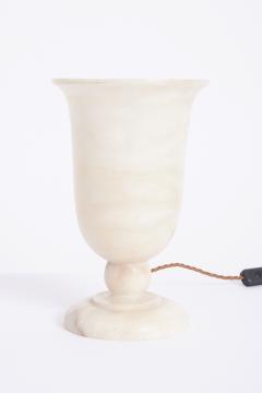 Pair of Art Deco Alabaster Urn Table Lamps - 3705997