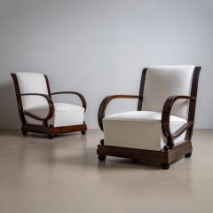 Pair of Art Deco Armchairs Italy 1920s - 4431289