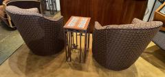 Pair of Art Deco Barrel Lounge Chairs - 4776261