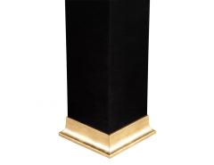 Pair of Art Deco Black Lacquer Pedestal Columns - 3486589