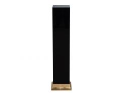 Pair of Art Deco Black Lacquer Pedestal Columns - 3486593