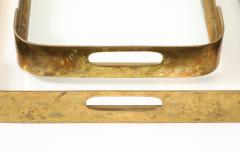 Pair of Art Deco Brass Trays France c 1930 s - 4508854