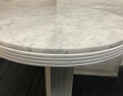 Pair of Art Deco Carrara Marble Top Tables - 1752772
