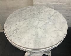 Pair of Art Deco Carrara Marble Top Tables - 1752774