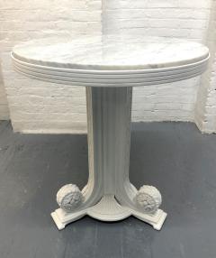 Pair of Art Deco Carrara Marble Top Tables - 1752776