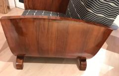 Pair of Art Deco Club Chairs Walnut Veneer France circa 1930 - 2636240