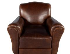 Pair of Art Deco Leather Club Chairs - 3065507