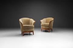 Pair of Art Deco Lounge Chairs Europe First half of the 20th Century - 4294753