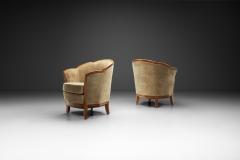 Pair of Art Deco Lounge Chairs Europe First half of the 20th Century - 4294757
