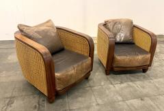 Pair of Art Deco Lounge Chairs France 1920 - 4605084